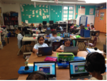 Class using chromebooks